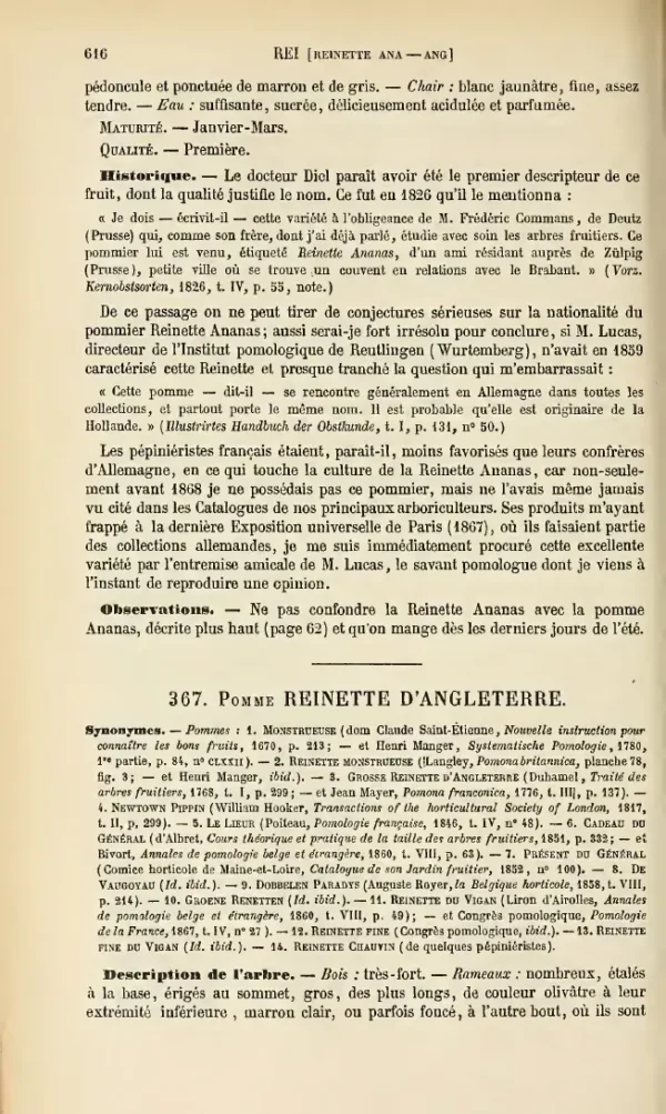 Dictionnaire Pomologique Andre Leroy