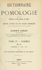 Dictionnaire Pomologique Andre Leroy